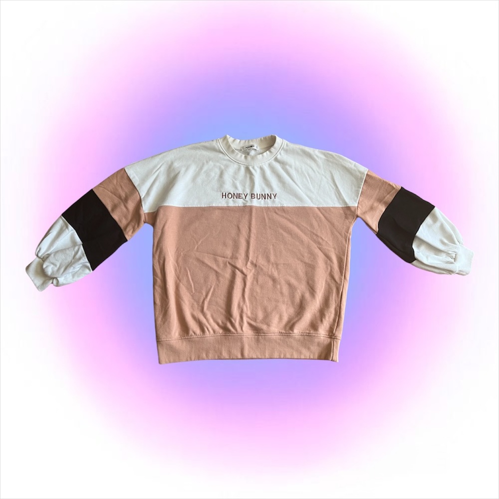 missguided color block sweatshirt